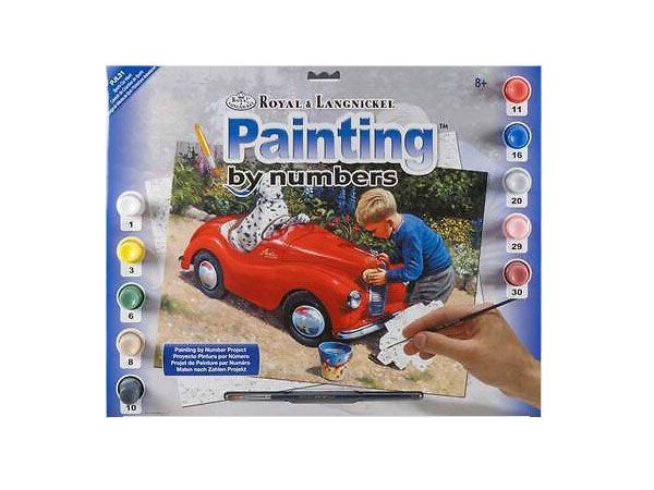 Royal and Langnickel- Large Paint By Numbers, Car Wash Design