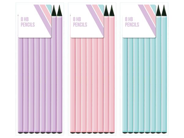 8pk Pastel Pencils - Assorted Picked At Random