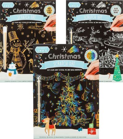 Christmas Scratch Art, Assorted Picked At Random | R01-1489