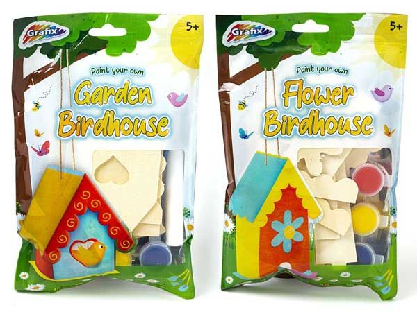 Grafix Make Your Own Bird House , Assorted Designs