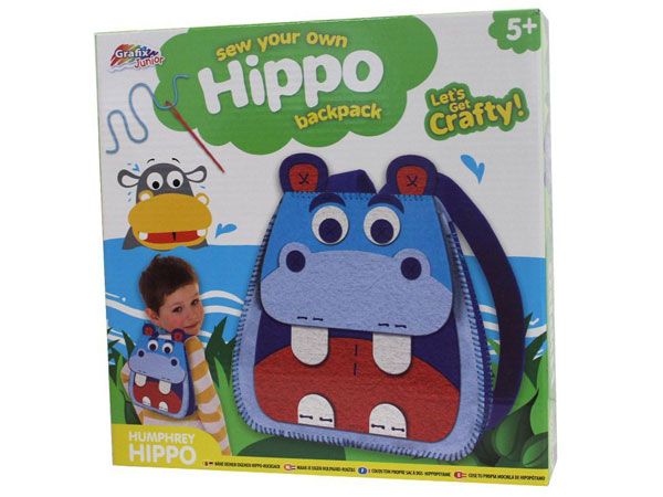 Grafix Sew Your Own Hippo Backpack