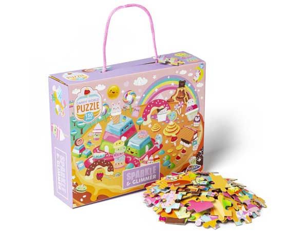 Grafix Sparkle And Glimmer Candy World 150pce Jigsaw Puzzle