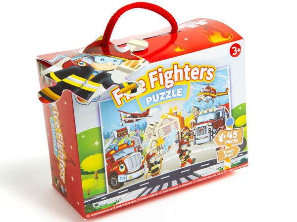 Puzzle Hub - 45pce Fire Fighters Jigsaw Puzzle