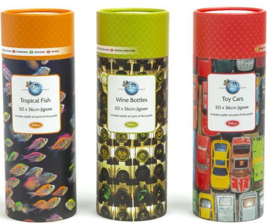 Puzzle World - 500 Piece Tube Jigsaw Puzzle...Assorted Designs Picked At Random | R03-1079