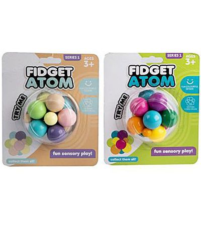 Toy Hub Fidget Atom Sensory Ball, Assorted Designs | R03-1346