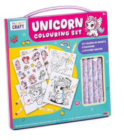 Project Craft Unicorn Colouring Set