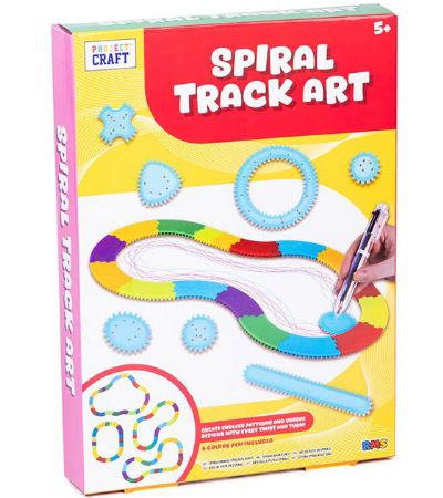 Project Craft Spiral Track Art