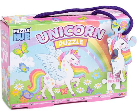 Puzzle Hub 45 Piece Unicorn Jigsaw Puzzle | R03-1994