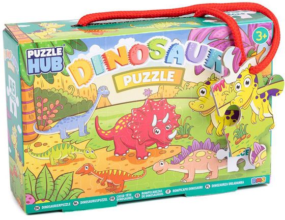 Puzzle Hub 45 Piece Dinosaur Jigsaw Puzzle | R03-1997