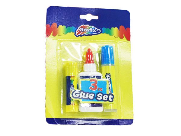 Grafix 3pce Glue Set zzz | R04-0033