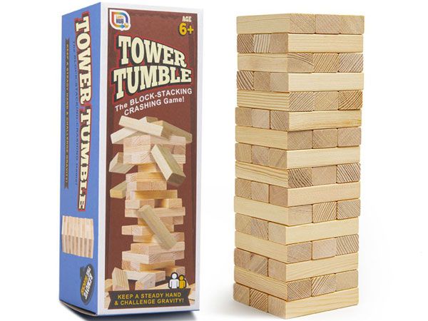 Wholesale Toys & Games | Wooden Tower Tumble Game