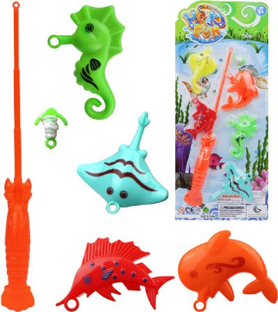Hook Fun 6 Piece Fishing Game