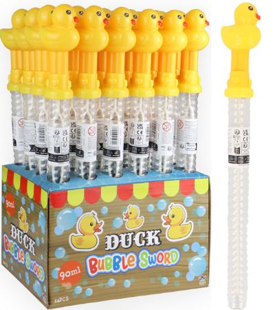 24x Bubble Sword 90ml/35cm - Duck Design