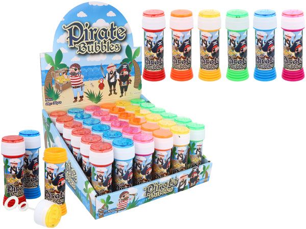36x Pirate Game Top 50ml Bubble Tubs