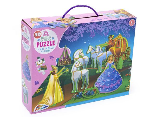 Grafix 3D Princess Carriage Puzzle