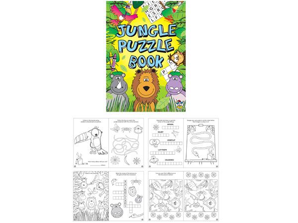 48x Jungle Puzzle Book