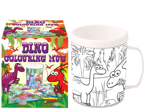 Dinosaur Colouring Mug