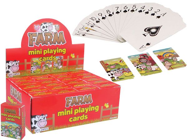 Wholesale Kids Mini Playing Cards | Farm Design