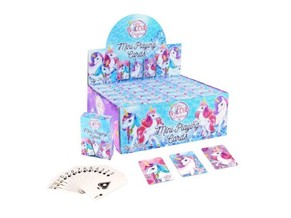 24x Unicorn Mini Playing Cards...zzz | S51399