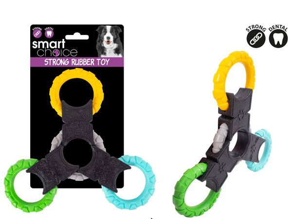 Smart Choice Strong Treble Ring Tug Toy...Assorted Picked At Random | SC1130