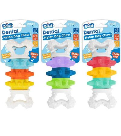 Smart Choice Dental Dog Toy With Giggle Noise, Assorted Picked At Random