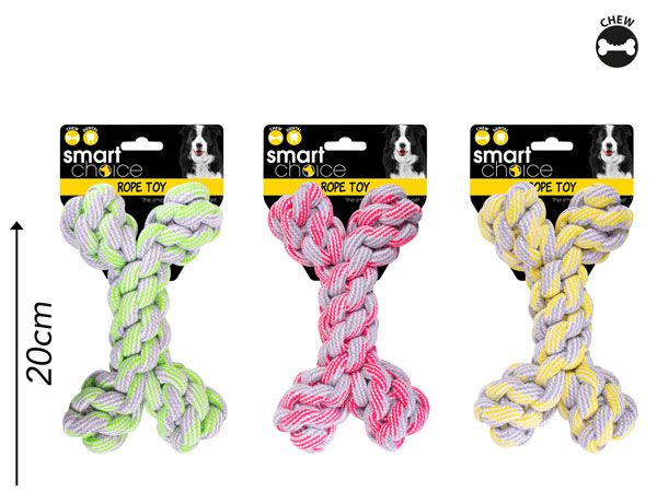 Wholesale Dog Toys | Bone Shaped Rope Tug Toy