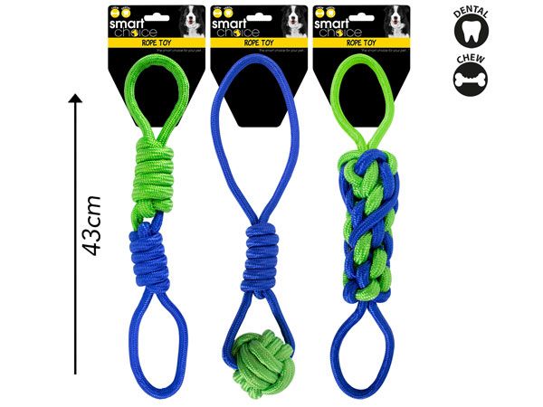 Smart Choice Rope Tug Dog Toy....Assorted Picked At Random | SC1329