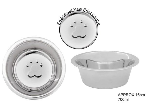 Smart Choice Stainless Steel Pet Bowl - 700ml