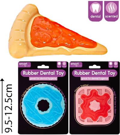 Smart Choice Scented Rubber Nylon Dental Dog Toy...Assorted Picked At Random | SC1638