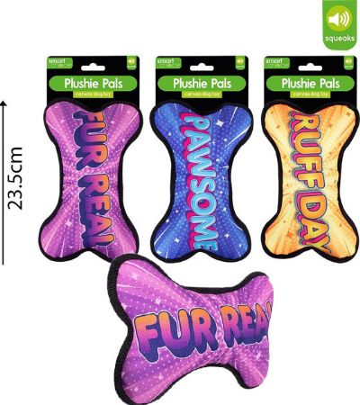 Smart Choice Plushie Pals Canvas Dog Toy...Assorted Picked At Random | SC1711