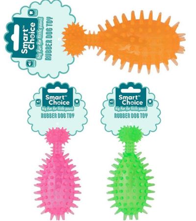 Smart Choice Small Dog Rubber Chicken Leg Dog Toy ... Assorted Designs Picked At Random