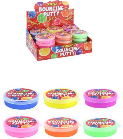 24x Extreme Bouncing Putty In Assorted Colours | T14344A