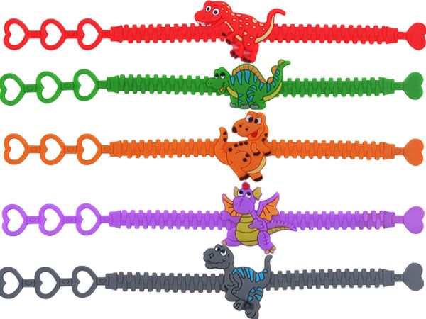 100x Dinosaur Bracelets | T51611
