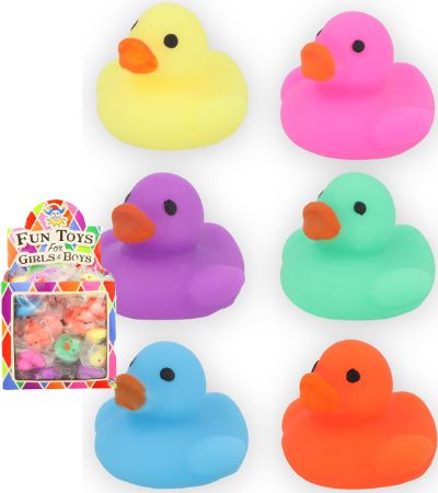 72x Squishy Ducks 3.5cm