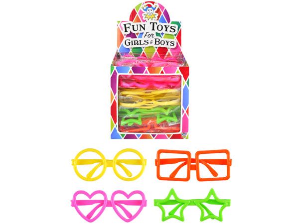 26x Childrens Shaped Fun Glasses, Assorted Styles | T65204