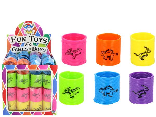 Wholesale Mini Spring Toys | Dinosaur Design