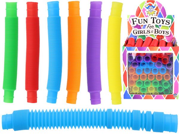 48x Stretchy Tubes In Assorted Colours | T65284