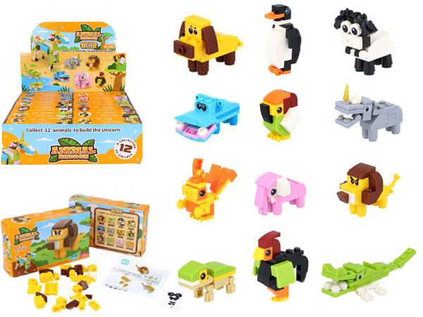 Wholesale Pocket Money Toys | Animal Building Blocks