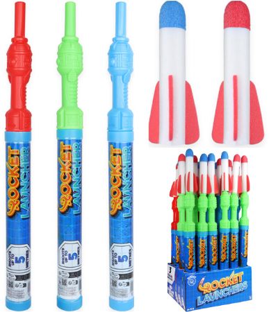 Display Of 24x Foam Rockets - 60cm