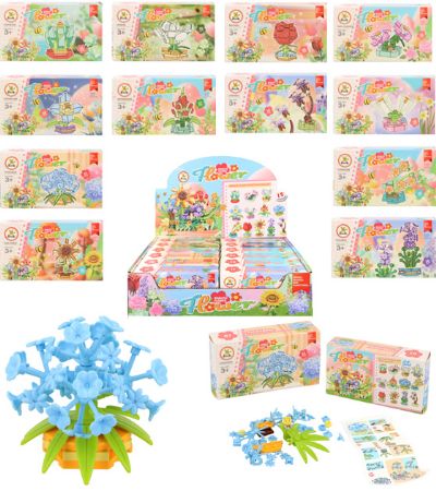 12x Flower Block Kits In Display Unit