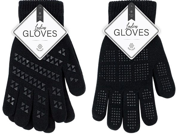 Farley Mill Ladies Gripper Gloves, Assorted Picked At Random | TEX1647
