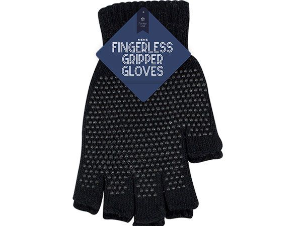 Farley Mill Mens Fingerless Gripper Gloves, | TEX1651