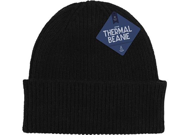 Wholesale Mens Thermal Lines Beanie Hat | Bulk