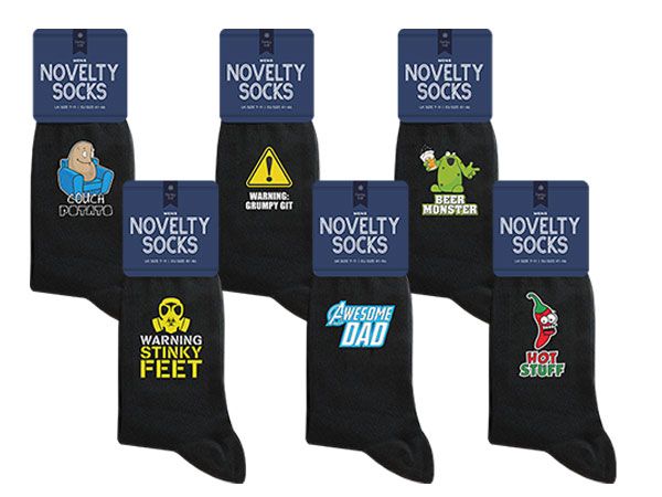 Farley Mill Mens Novelty Socks, Assorted Picked At Random | TEX2455