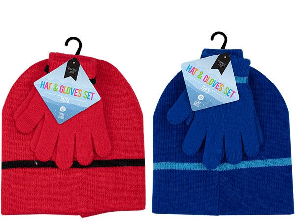 Farley Mill Boys Hat & Gloves Set, Assorted Picked At Random | TEX2468