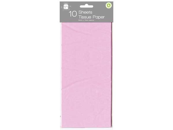 Giftmaker Collection 10pk Light Pink Tissue Paper