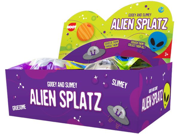 Hoot Toys -12x Gooey and Slimey Alien Splatz | TOY1666