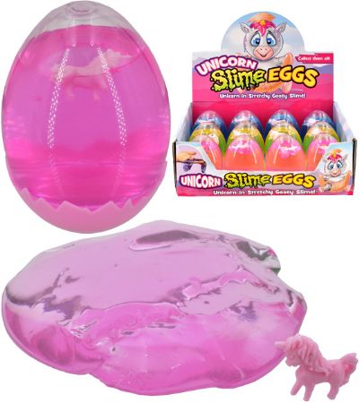 12x Unicorn Slime Eggs In Counter Display