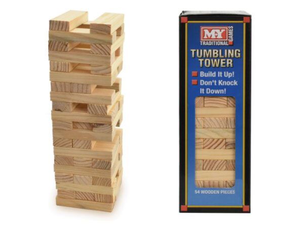 M.Y Traditional Games -Tumbling Tower Timber Game 