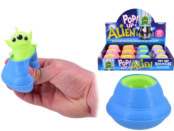 Wholesale kids fidget toys | Pop Up Alien In UFO